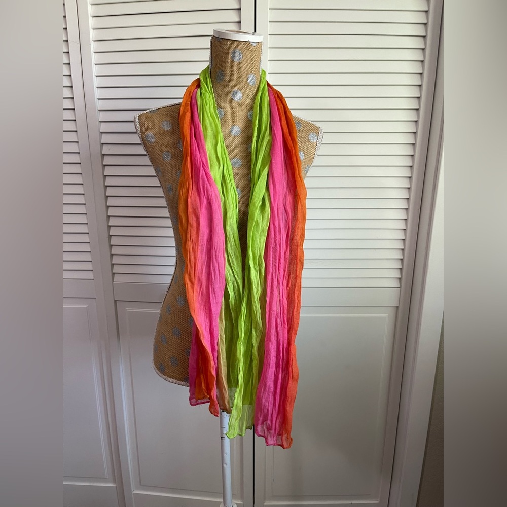 Vintage 1970’s bright fun scarf